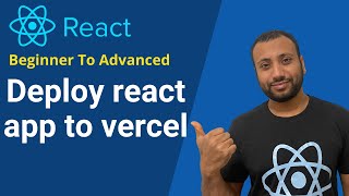 how to deploy your React app from GitHub to Vercel [upl. by Annahahs858]