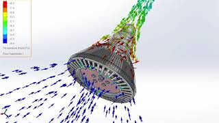 Analisi termica di un faretto LED con FloEFD [upl. by Loggins130]