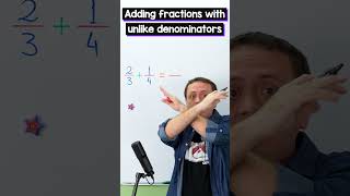 How to add fractions with unlike denominators fast different denominators [upl. by Bartolome]