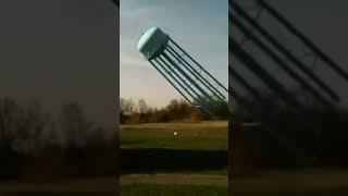 Water tower demolition [upl. by Derraj]