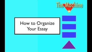 How to organize your essay The Machine [upl. by Aiykan946]