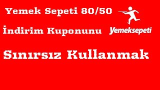 YEMEK SEPETÄ° 12070 KUPON KODUNU SINIRSIZ KULLANMAK  yemektimeamphazirhesap [upl. by Ainotal]