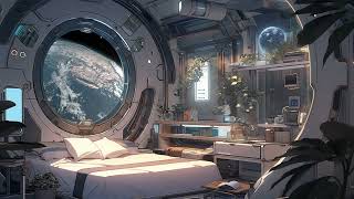 Spaceship Bedroom Ambient Anime Style SciFi Ambiance for Sleep Study Relaxation [upl. by Selina]