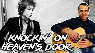 Knockin on Heavens Door  Guns N Roses  Super Easy Acoustic Songs for Guitar  Guitar Lesson [upl. by Cohberg]