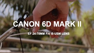 Canon 6D Mark 2  EF 2470mm f4 Lens  Video Test [upl. by Sholom]