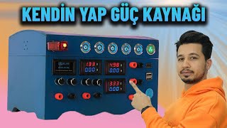 Sonunda Kendin Yap Ayarlanabilir Güç Kaynağım 5 Farklı Gerilim Aynı Anda [upl. by Gualtiero]