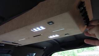 Do It Yourself Car Vehicle Light Interior Install Roof Plexiglass Wire a LED 12V Part 4 [upl. by Katie211]