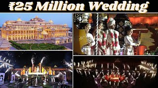 ₹25 Crore Indian wedding  ITC Grand Bharat Manesar  Wedding Vlog  Best Wedding 2021 [upl. by Balthazar307]