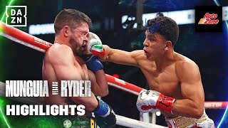 FIGHT HIGHLIGHTS  Jaime Munguia vs John Ryder [upl. by Aihsened]