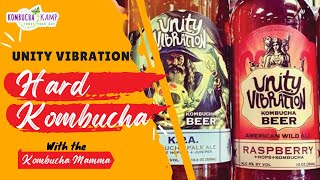 Tasting Unity Vibration Kombucha Beer with The Kombucha Mamma  Ginger amp Raspberry [upl. by Iroak]