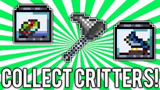 Terraria 123 Bug Net Catch Frogs Scorpions Butterflies Bunnies Penguins amp MORE demizegg [upl. by Acceber]