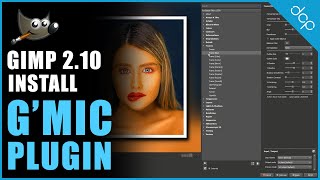 Install GMIC 29  GIMP 210 [upl. by Ayikat]