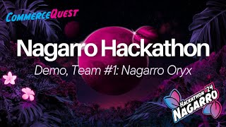 Nagarro Hackathon Demo Team 1 Nagarro Oryx [upl. by Kusin]