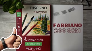 Fabriano Academia 200 GSM Paper Vs Brustro 200 GSM [upl. by Hoskinson]