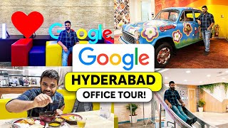 Life at Google  Google Hyderabad Office Tour [upl. by Anivid]