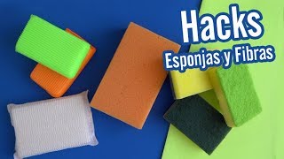 Hacks Esponjas y Fibras  Ideas prácticas con Esponjas y Fibras [upl. by Love]