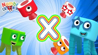 Number Magic Multiplication 🔢✖️✨  Learn to count with Maths Cartoons for kids  Numberblocks [upl. by Uile]