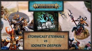 Stormcast Eternals vs Idoneth Deepkin  AoS GHB 2324 Battle Report [upl. by Anerok]