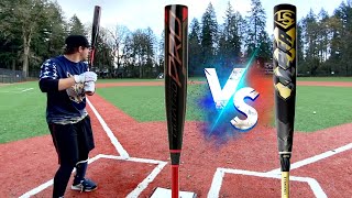 Rawlings QUATRO PRO vs Louisville Slugger META  Composite BBCOR Bat Madness Rematch [upl. by Ardolino]