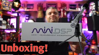 MiniDSP UMIK1 Calibration Microphone  UNBOXING [upl. by Zelten]