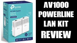 TpLink AV1000 Gigabit Powerline LAN Starter Kit Review Multiplayer Gaming TLPA7010KIT [upl. by Patrick]