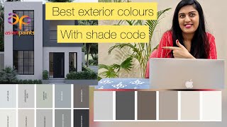 Top exterior house painting color ideas with shade code  Asian paints colour guide [upl. by Tnecnev]