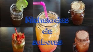 Micheladas de sabores michelada trad de clamato gomichela PiñaCoco [upl. by Axe]