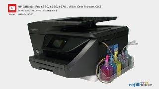 HP OfficeJet Pro 6950 6960 6970 Modify to CISS  HP 905 902 903 904 [upl. by Asehr271]