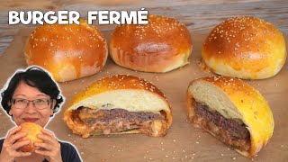 Burger Fermé 🍔Recette Complète Pain Steak Sauce Super Savoureux Toutes Saveurs et Jus Préservés [upl. by Chadbourne]