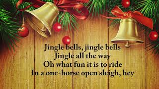 Dashing through the snow Christmas song  Jingle Bells with lyrics [upl. by Eisenhart]