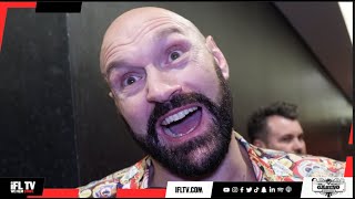 YOU GOT COCKY amp GOT KNOCKED OUT  TYSON FURY REACTS TO ANTHONY JOSHUA DESTROYING FRANCIS NGANNOU [upl. by Piero]