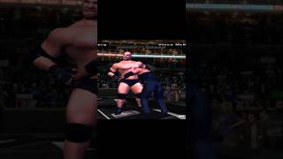 Goldberg Jackhammers Vince Mcmahon through the announcers table WWE SD HCTP shorts wwe [upl. by Weaks]