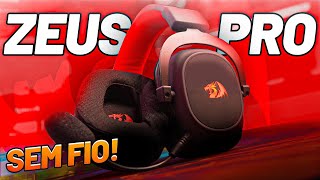 O MELHOR HEADSET SEM FIO QUE VOCÊ PODE COMPRAR  REDRAGON ZEUS PRO WIRELESS [upl. by Veejar160]