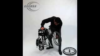 ERGO FLIGHT Ultralightweight Wheelchair  by Karman Healthcare lightweight wheelchair [upl. by Yltsew]