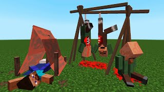 The dead bodies animation addon in Minecraft PE  Horror MOD MCPE [upl. by Rafferty]