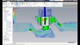 Autodesk Simulation 360 Strömungsanalyse eines Druckventils für den Anlagenbau [upl. by Sirrah]