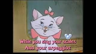 The Aristocats Scales and Arpeggios Sing Along Songs [upl. by Bancroft100]