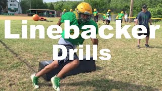 Linebacker drills [upl. by Mathew]