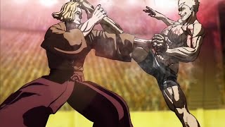 Raian Kure vs Mokichi Robinson DUBBED Kengan Ashura HD 😱❤️🤯💯🔥🍿💪👌 [upl. by Enined]