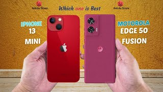 Iphone 13 Mini vs Motorola Edge 50 fusion ll 🔥 ll Full Details ll Which One is Best ll ChellphoneW [upl. by Enilec]