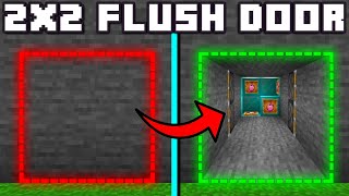 3 EASY Redstone Doors in Minecraft Bedrock [upl. by Jonas235]