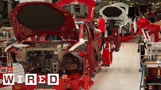 How the Tesla Model S is Made  Tesla Motors Part 1 WIRED [upl. by Munroe]