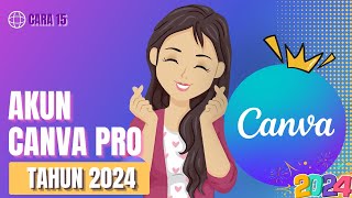 Como tener CANVA PRO GRATIS 2024 Para estudiantes y Link de Grupo 180924 ¡FUNCIONANDO [upl. by Leasi]