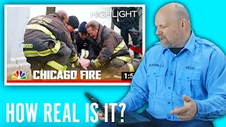 Paramedic Breaks Down Chicago Fire  How Real Is It [upl. by Olonam463]