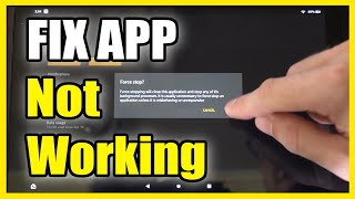 How to Fix Apps Not Working or Opening on Amazon FIRE HD 10 Tablet Fast Method [upl. by Saxe104]