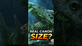 What is the GARGANTUAN LEVIATHANS CANON SIZE Subnautica Content [upl. by Brendon]