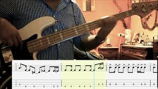 Camilo Sesto  Vivir Asi Es Morir De Amor Bajo Bass Cover with TAB [upl. by Dafodil]