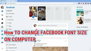 HOW TO CHANGE FACEBOOK FONT SIZE ON COMPUTER [upl. by As783]