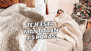 Teje esta mantita a CROCHET en 45 HORAS Tutorial para principiantes  Daniis Ways [upl. by Elliott581]