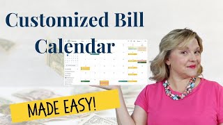 How to Create a Monthly Bill Calendar  EASY in Google Calendar [upl. by Ailsun]